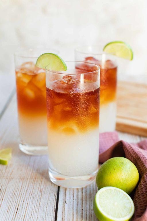 Dark and Stormy Cocktail