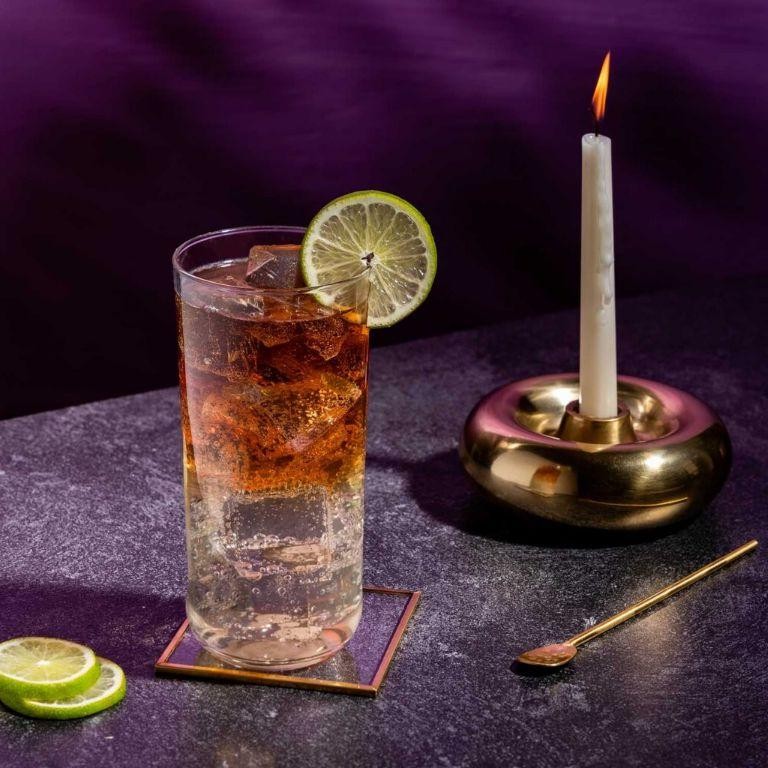Dark and Stormy Painkiller with Ginger Beer