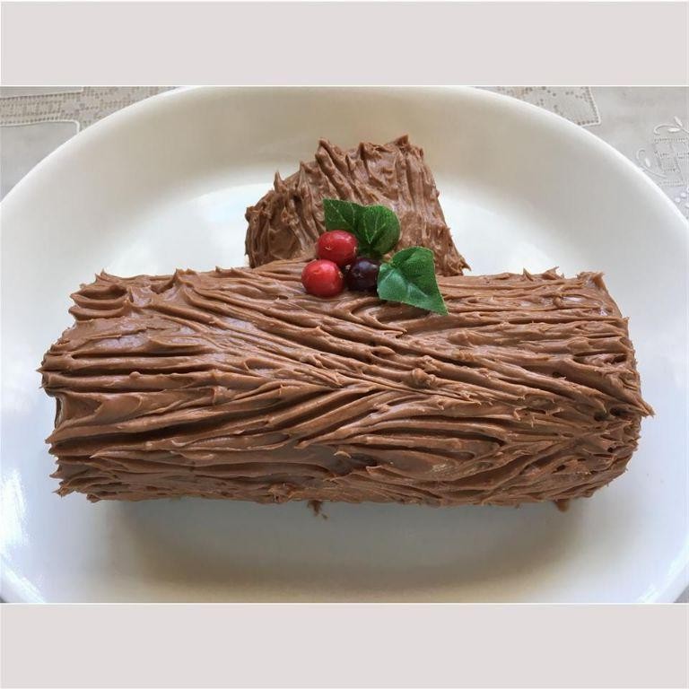 Decadent Chocolate Yule Log