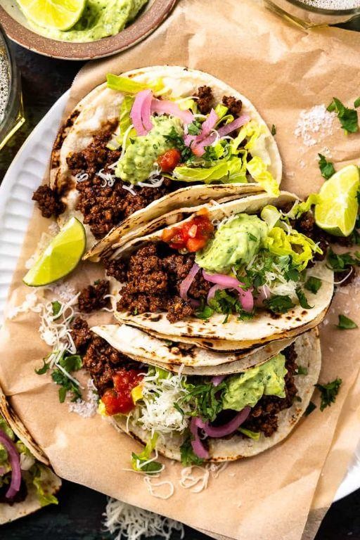 Deer Tenderloin Tacos with Avocado Salsa