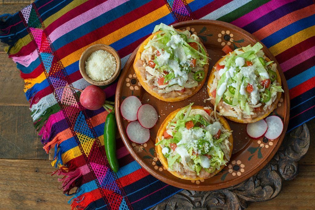Delicious Mexican Shredded Chicken Sopes