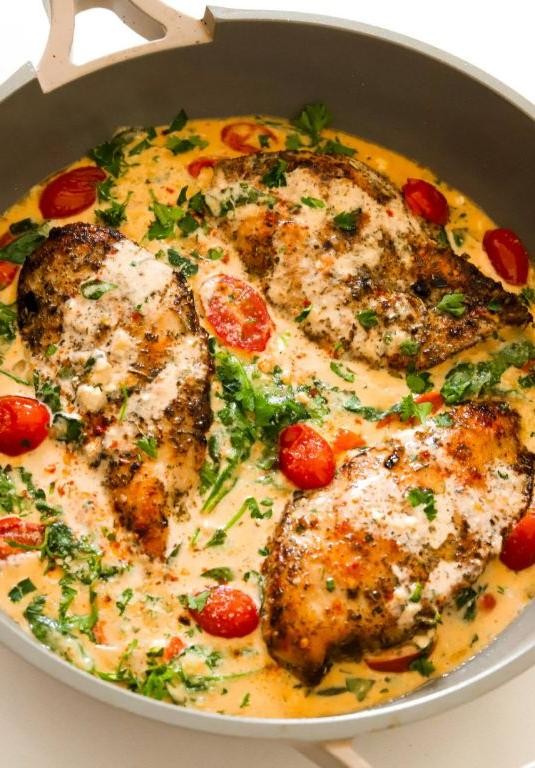 Divine Creamy Tuscan Chicken