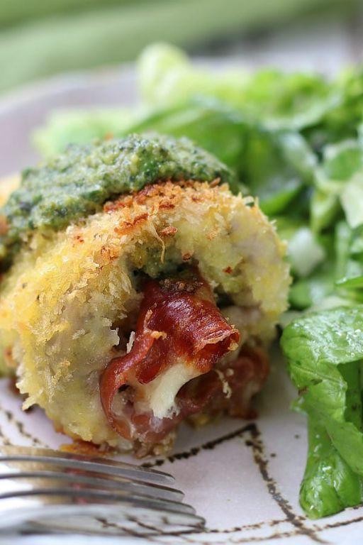 Divine Pesto Stuffed Chicken Rolls