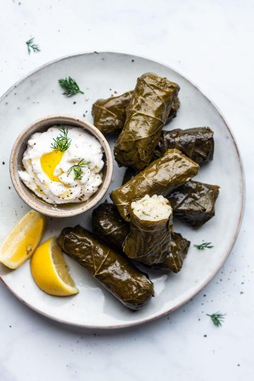 Dolmades (Stuffed Grape Leaves)