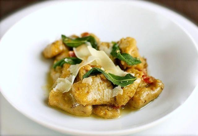 Dried Porcini Mushroom and Sage Butter Gnocchi