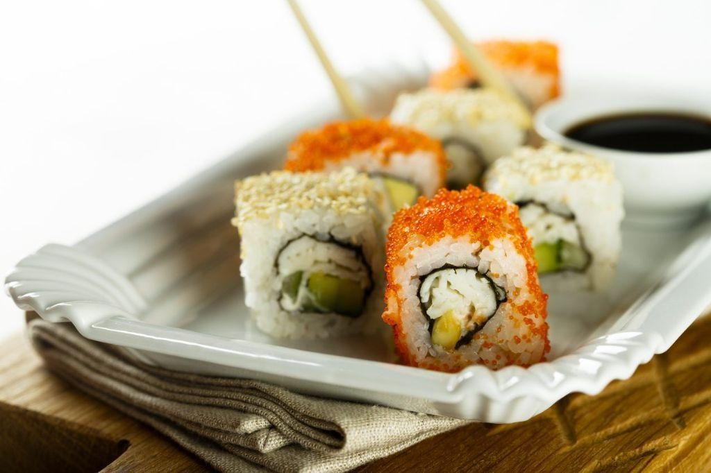 Dungeness Crab Sushi Rolls