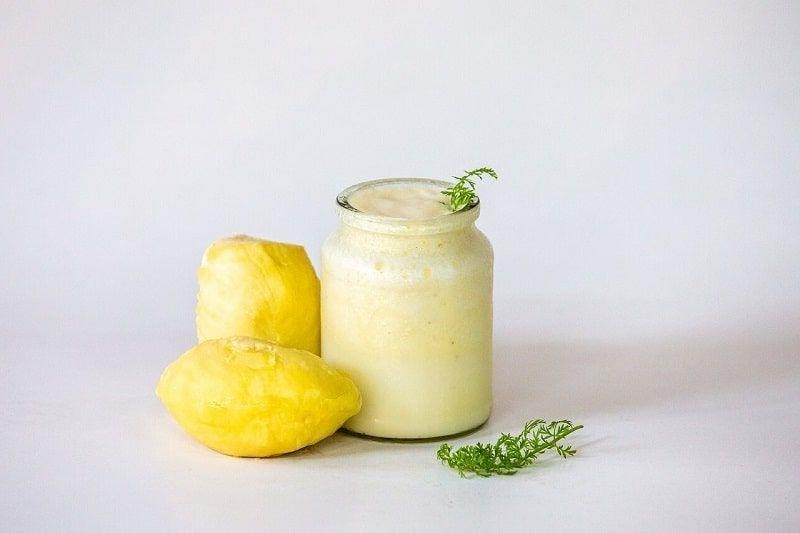 Durian Smoothie Bowl with Tropical Fruits