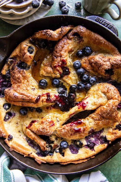 Dutch Baby Pancake with Berries