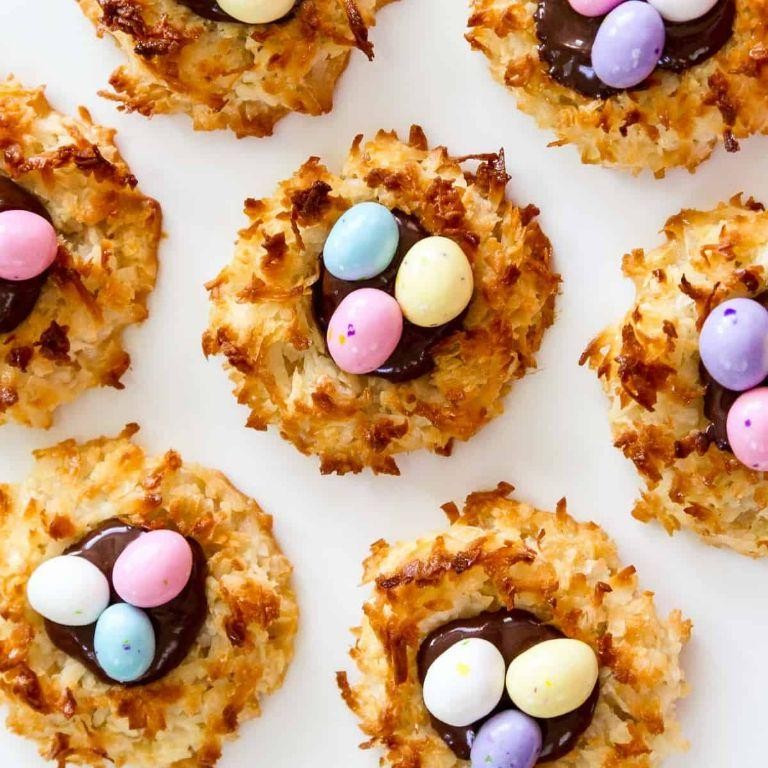 Easter Chick Coconut Macaroons