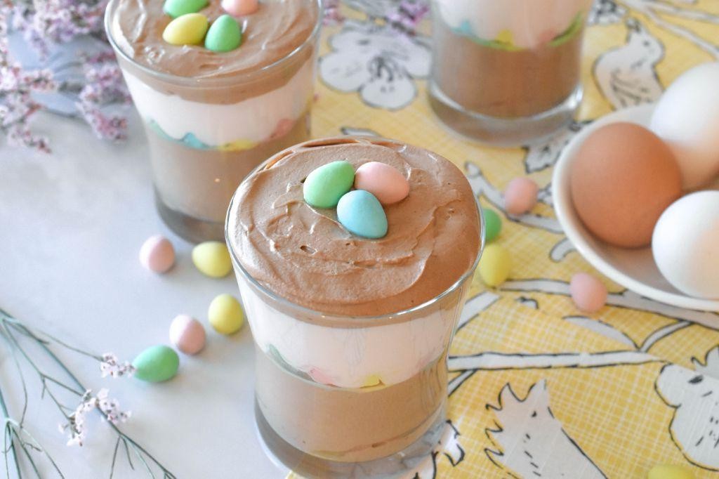 Easter Egg Chocolate Mousse Cups