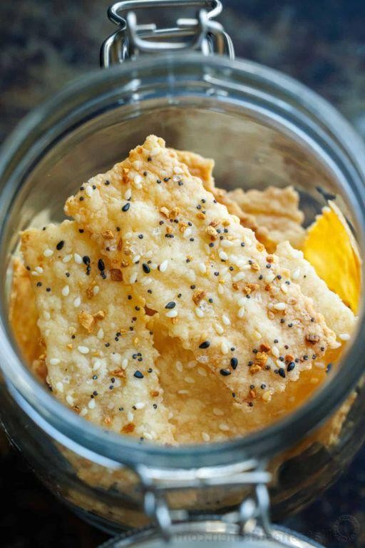 Easy Discard Sourdough Crackers