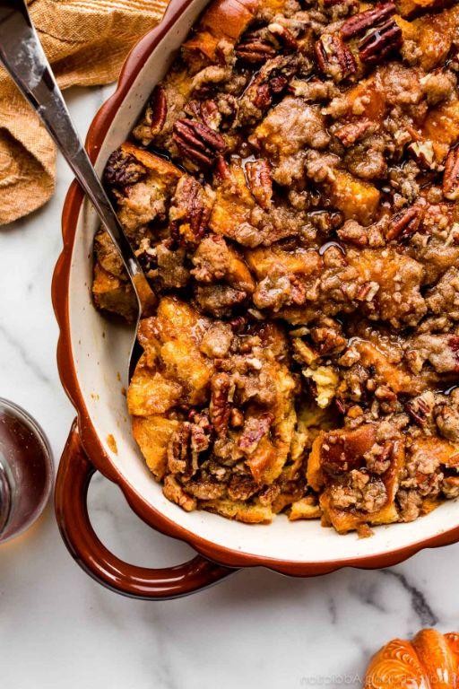 Easy Pumpkin French Toast Casserole