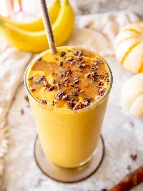 Easy Pumpkin Smoothie with Banana