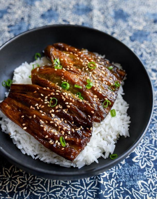 Eel and Eggplant Stir-Fry