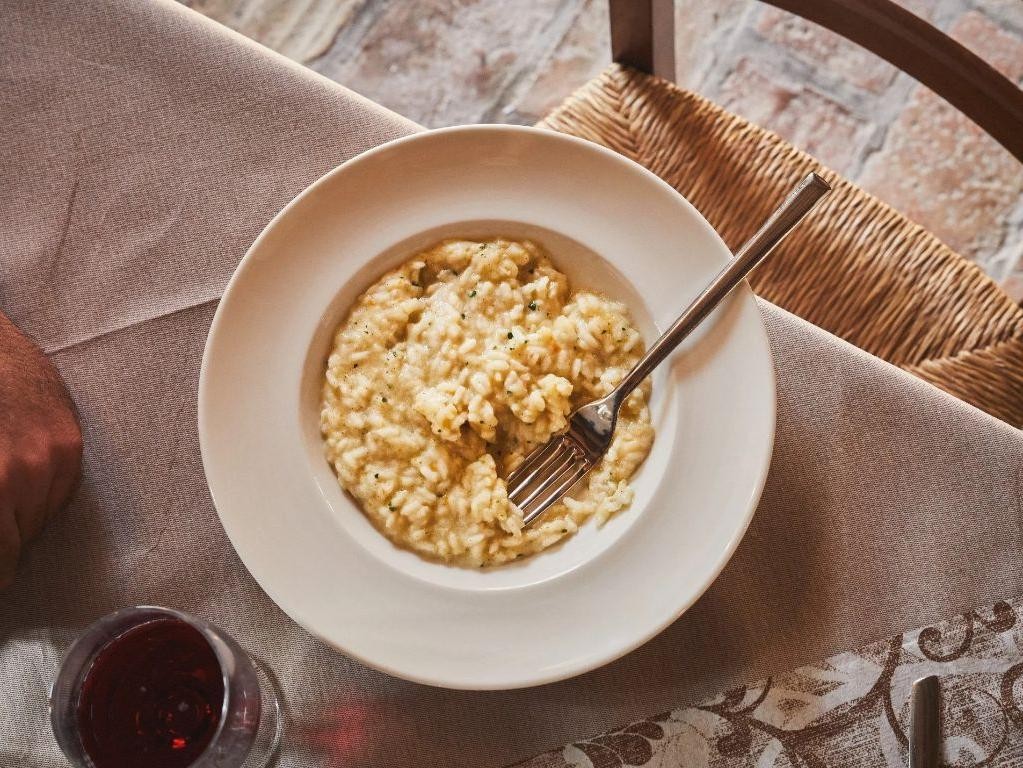 Eel and Mushroom Risotto