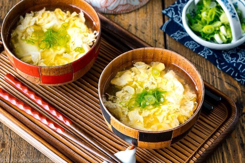 Egg Drop Miso Soup