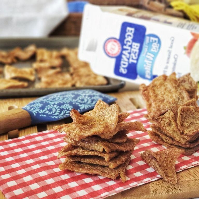 Egg White Chips with Sea Salt