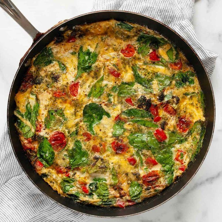 Egg White Frittata with Roasted Vegetables