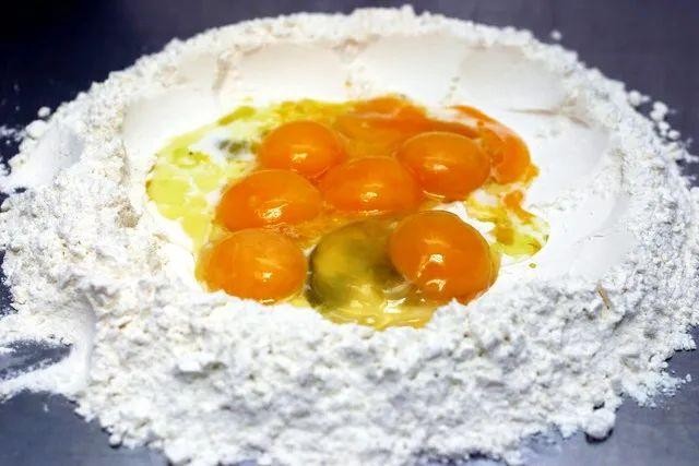Egg Yolk Pasta Dough for Fresh Noodles