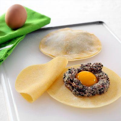Egg Yolk Ravioli with Sage Butter
