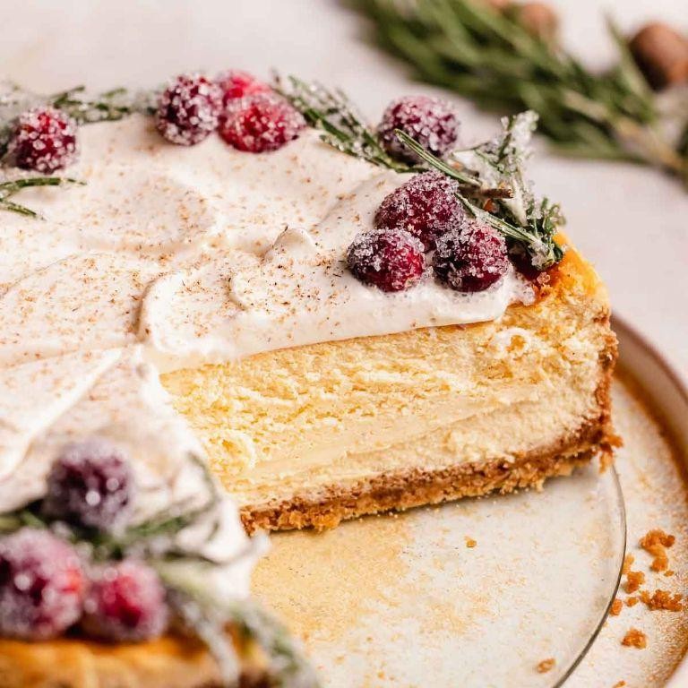 Eggnog Cheesecake
