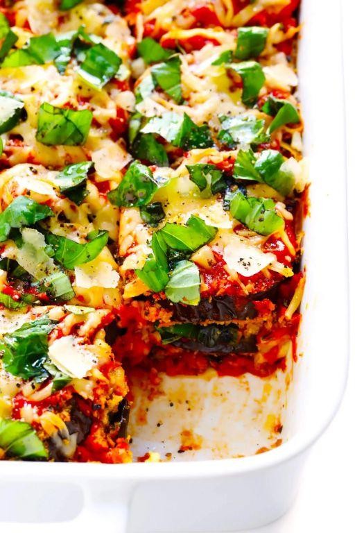 Eggplant Parmesan with Fresh Herbs