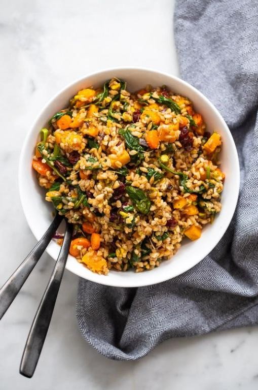Farro Salad with Roasted Vegetables