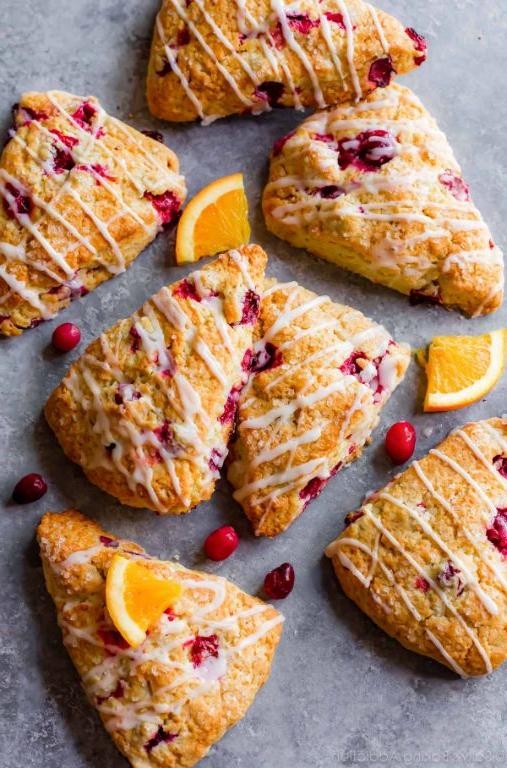 FiberOne Cranberry Orange Scones