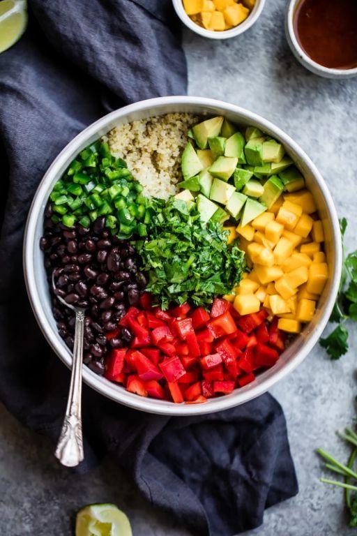 Fiesta Black Bean and Mango Salad