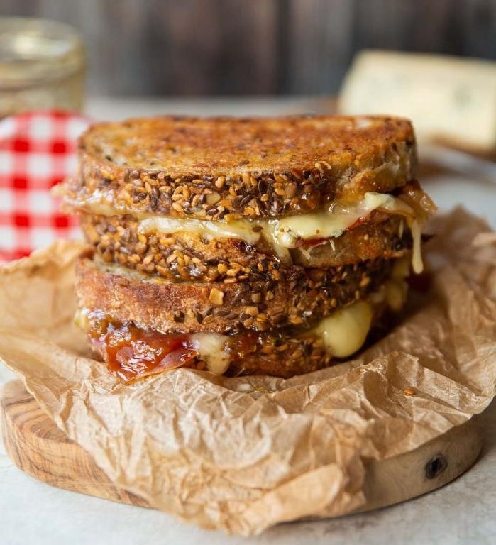 Fig and Blue Cheese Tea Sandwiches