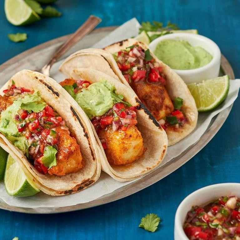Fish Curry Indian Tacos
