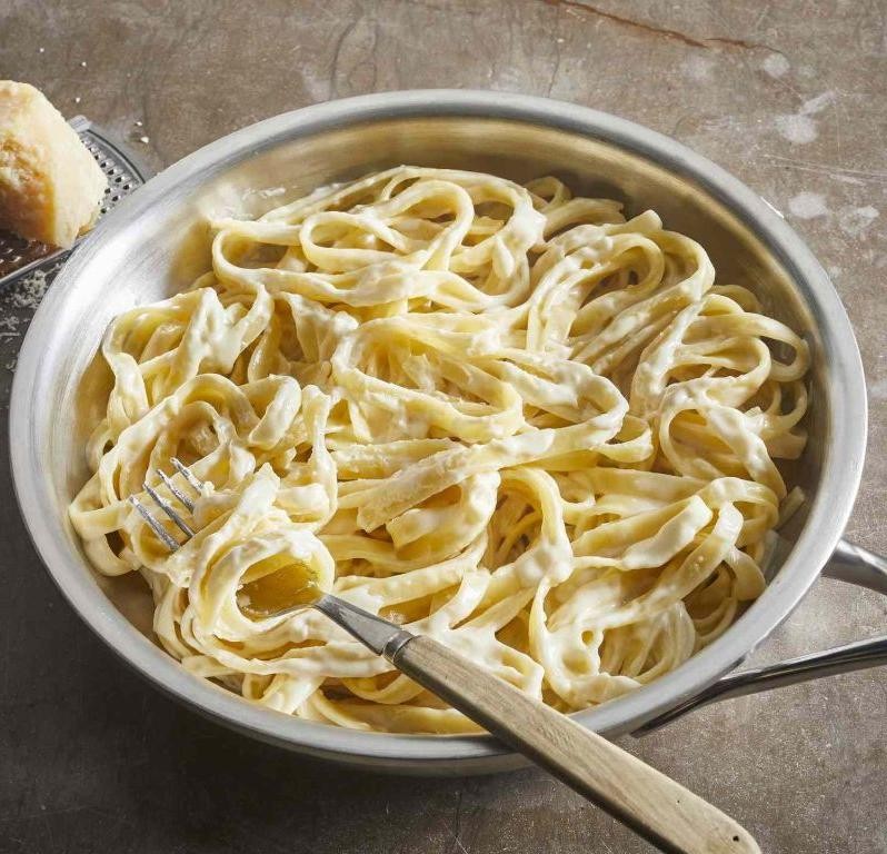 Four-Cheese Alfredo Fettuccine