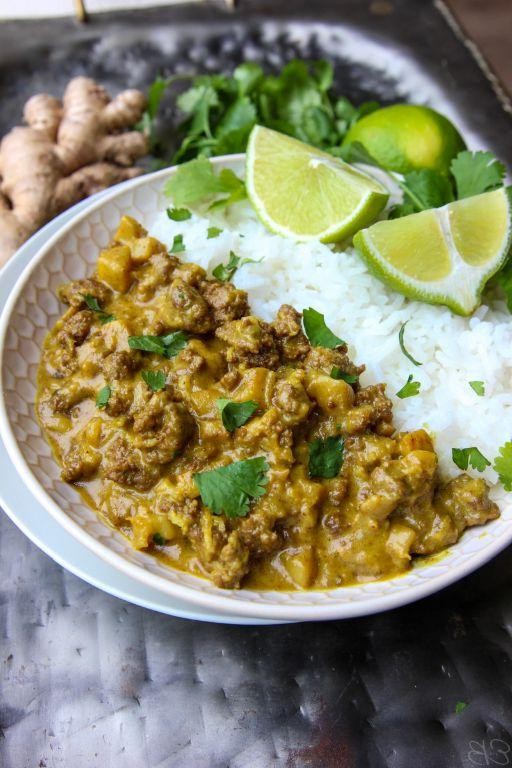 Fragrant AIP Ground Beef and Coconut Curry