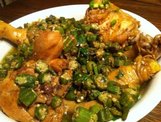 Frango com Quiabo (Chicken with Okra)