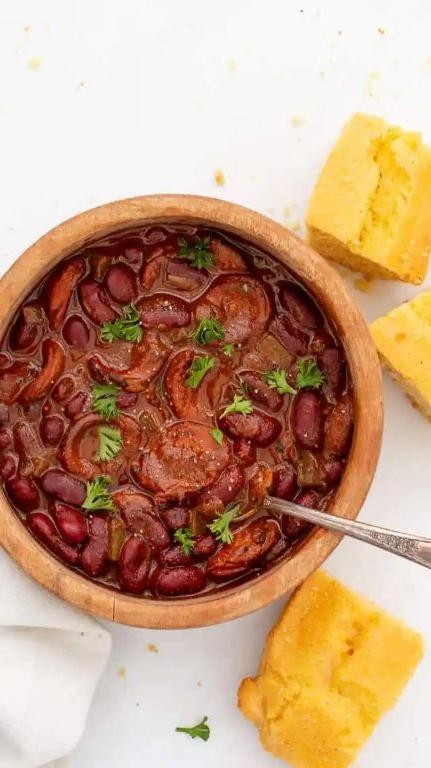 Fresh Polish Sausage and Bean Chili