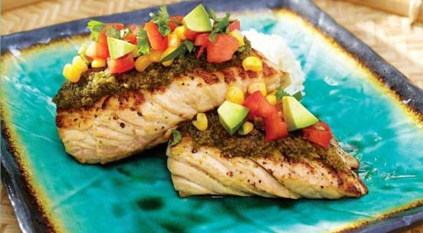 Fried Red Snapper with Herb Crust