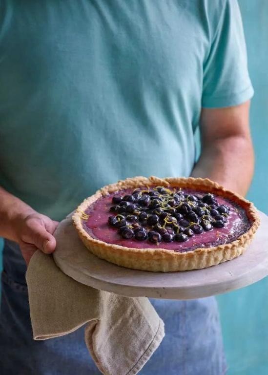 Frozen Blueberry Tart