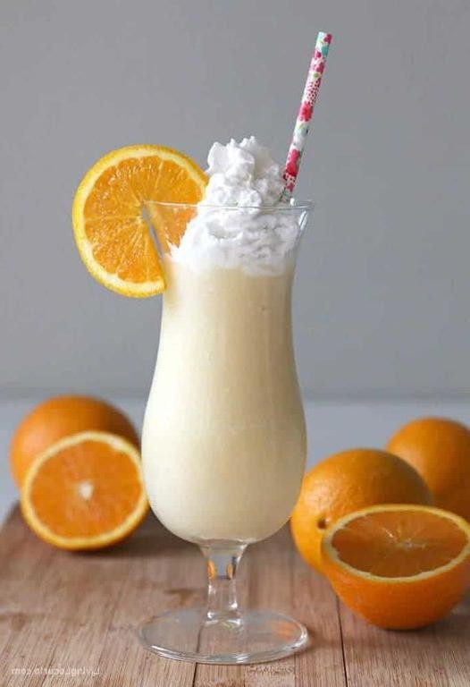 Frozen Painkiller Blended with Ice