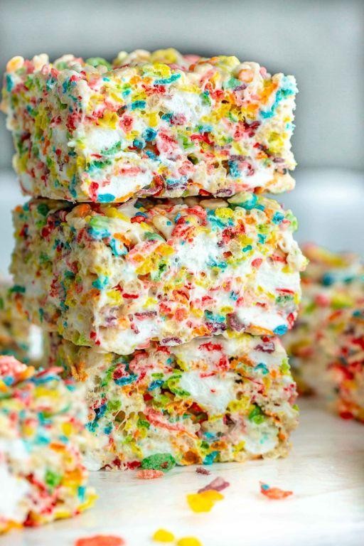 18 Colorful Fruity Pebbles Rice Crispy Treats Recipes