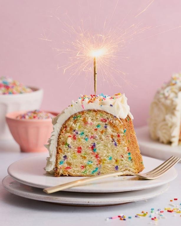 Funfetti Bundt Cake with Cake Mix