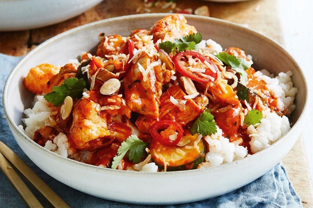 Garlic Butter Chicken with Coconut Rice