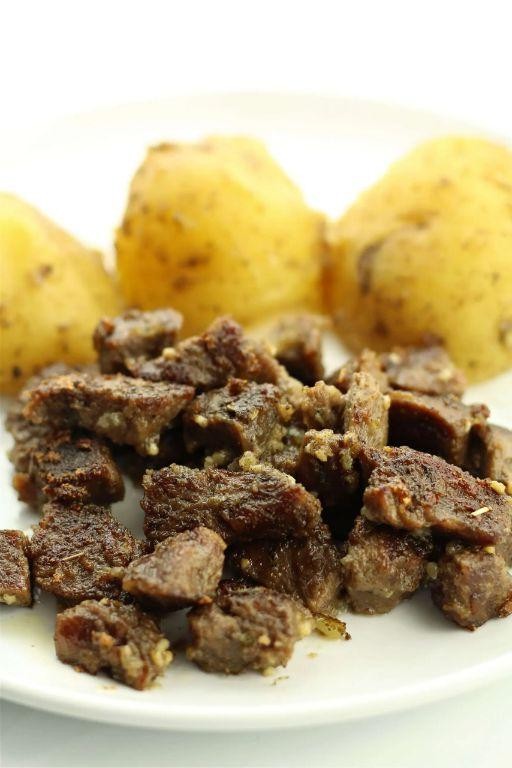 Garlic Butter Cube Steak in Instant Pot
