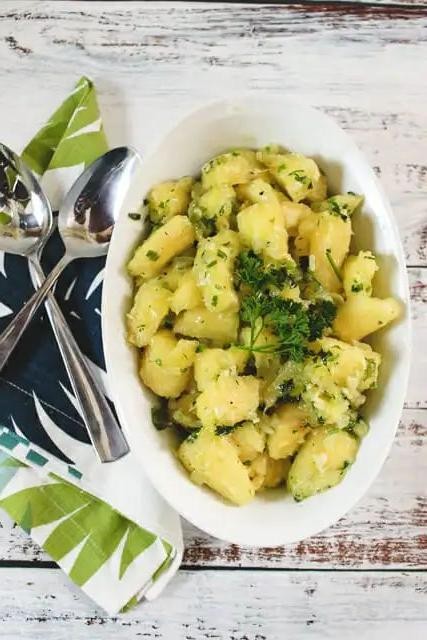 Garlic Butter Roasted Cassava