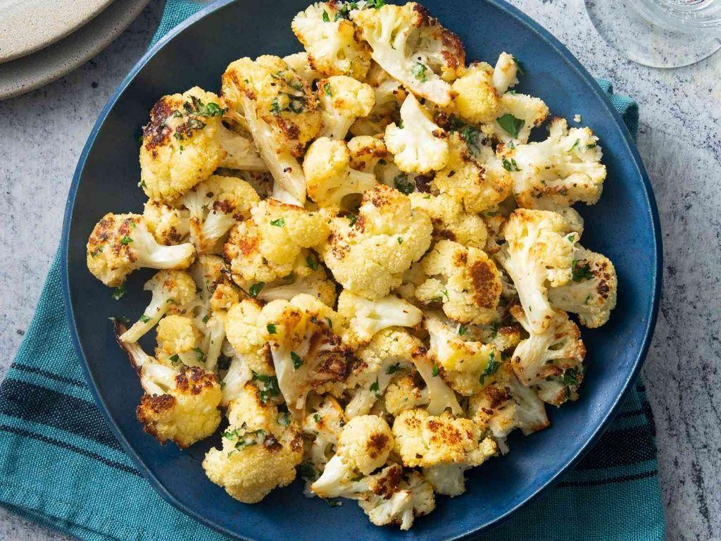 Garlic Herb Roasted Cauliflower