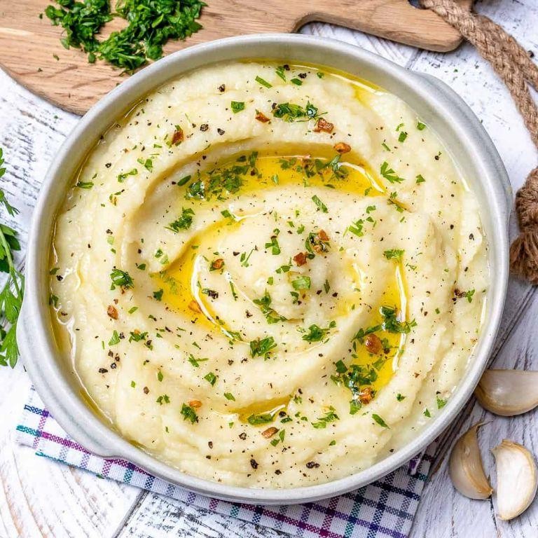Garlic Mashed Cauliflower