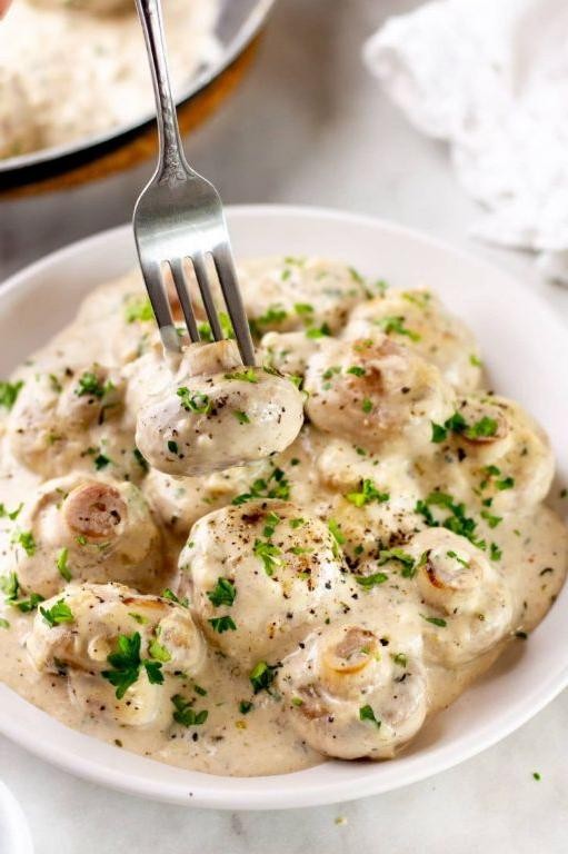 Garlic Parmesan Mushrooms