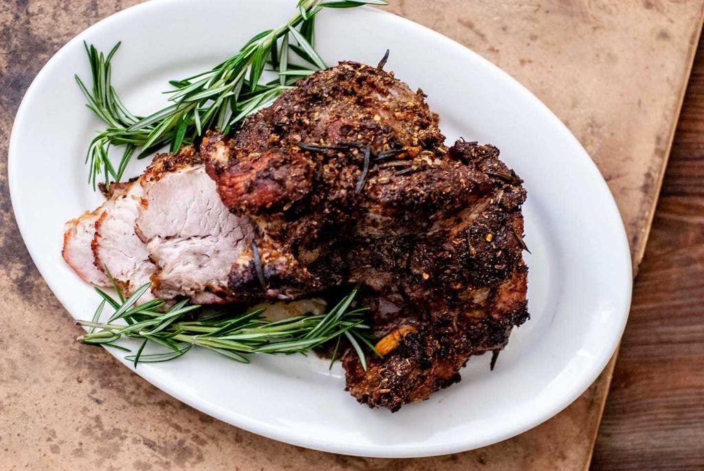 Garlic and Herb Roasted Picnic Shoulder