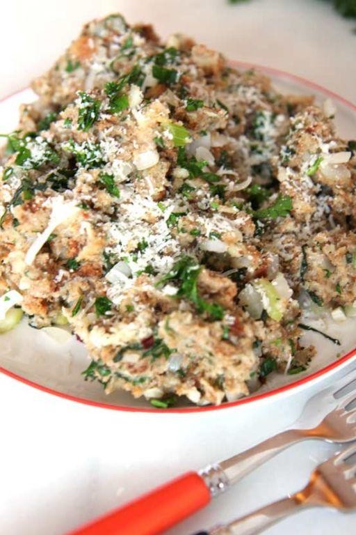 Garlic and Parmesan Stovetop Stuffing