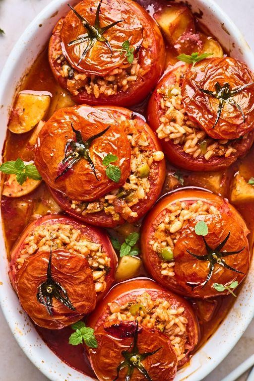Gemista (Stuffed Tomatoes and Peppers)