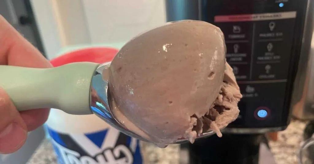 Ghost Oreo Protein Ice Cream